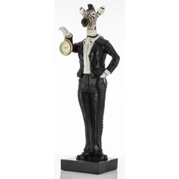 Figurka Zebra Z Zegarkiem