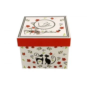 Pl 2 Filiżanki Ze Spodkami Koty Etno 280Ml