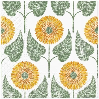 Pl Serwetki Sunflowers Pattern
