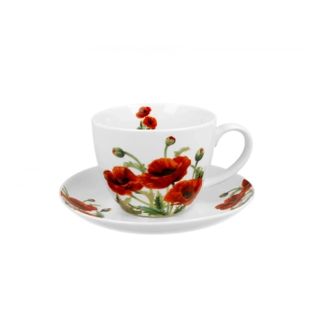 Pl Filiżanka 470Ml Ze Spodkiem Classic Poppies