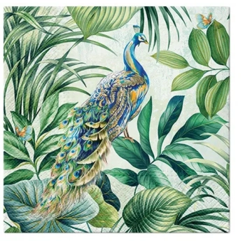 Pl Serwetki Peacock