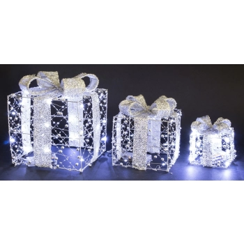Ozdoba Prezent Led Kpl.3 Szt.