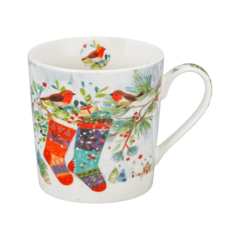 Pl Kubek W Koszyczku 400 Ml Christmas Socks
