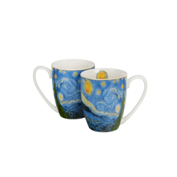 Pl 2 Kubki Classic Starry Night Van Gogh