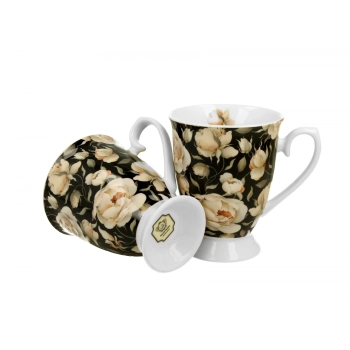Pl Kubki Royal English Roses Black 2 Szt.