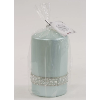 Pl Miętowy Świeca Crystal Opal Walec Śr. Fi8-Prom.