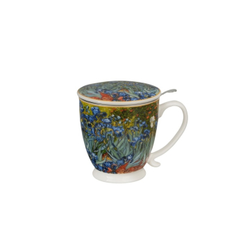 Pl Zaparzacz Na Stopce Irises Van Gogh