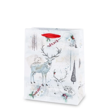 Pl Torebka Watercolor Christmas Medium