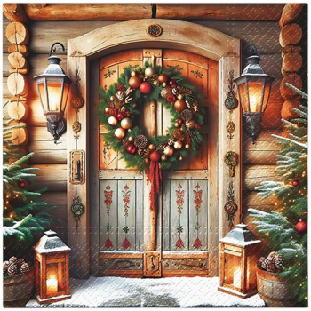 Pl Serwetki Doorway To Christmas