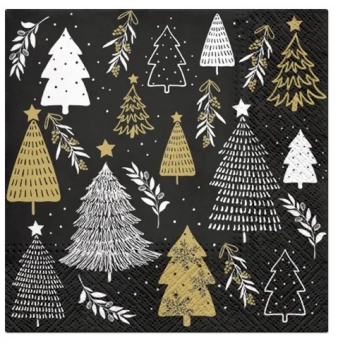 Pl Serwetki Christmas Tree Stamps
