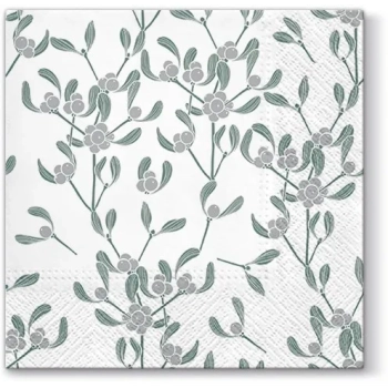 Pl Serwetki Mistletoe