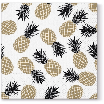 Pl Serwetki Pina Colada Gold-Prom.