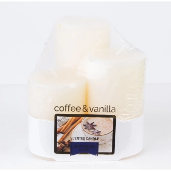 Pl Coffee & Vanil Świeca Zapachowa Cookies 3-Pack