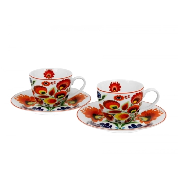 Pl 2 Filiżanki 90 Ml Espresso Ze Spodkami Łowicz