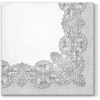 Pl Serwetki Royal Lace Silver