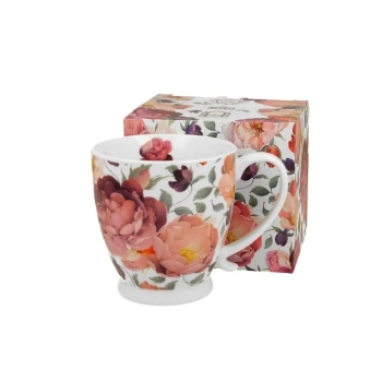 Pl Kubek Na Stopce Spring Roses White