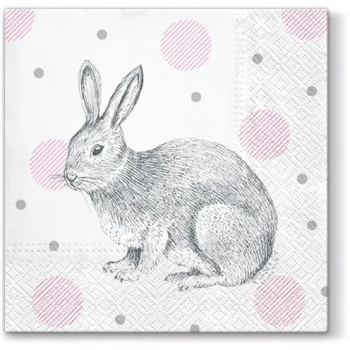 Pl Serwetki Bunies On Dots