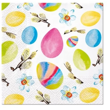 Pl Serwetki Daffodills Easter