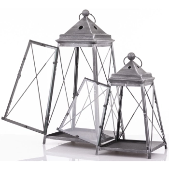 Lampion Metalowy Kpl. 2 Szt.