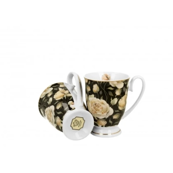 Pl 2 Kubki English Roses Black