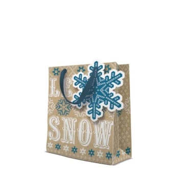 Pl Torba Xmas Snowflake Medium