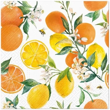 Pl Serwetki Citrus With Bees