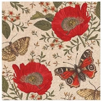 Pl Serwetki We Care Passing Butterflies