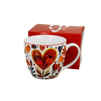 Pl Kubek 460Ml Kolorowe Serca