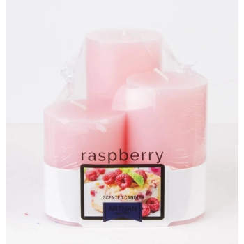 Pl Raspberry Świeca Zapachowa Cookies 3-Pack