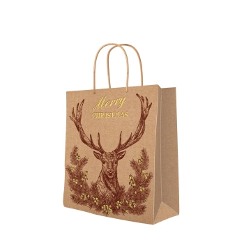 Pl Torebka Vintage Christmas Deer Medium