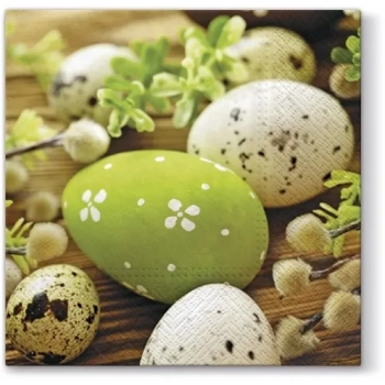 Pl Serwetki Eggs Among Catkins