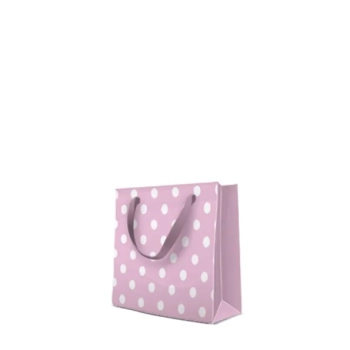 Pl Torba Dotsy Check Rosa Sq