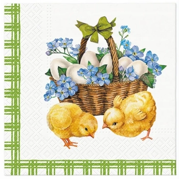 Pl Serwetki Chicks With Basket