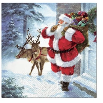 Pl Serwetki Santa Is Coming