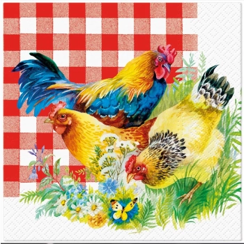Pl Serwetki Chicken Couple