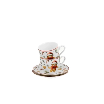 Pl 2 Filiż. Espresso Ze Spodkami Christmas Cuties