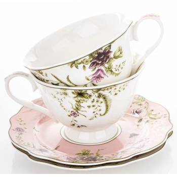 Pl Violet Kpl. 2 Filiżanek Ze Spodkiem 220Ml