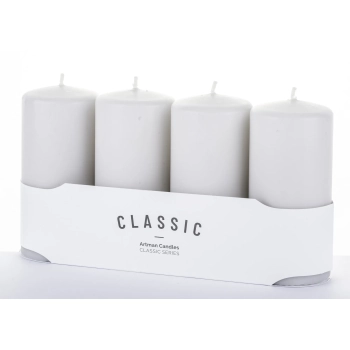 Pl Szary Świeca K Classic Mat 4-Pack Duży-Przec.