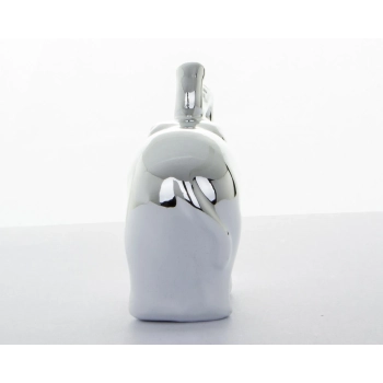Pl Słoń Ceramiczny Srebrny