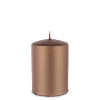 Pl Brąz Świeca Opal Metallic Mat Walec Mały Fi7