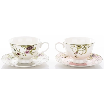 Pl Violet Kpl. 6 Filiżanek Ze Spodkiem 220Ml