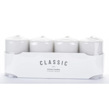 Pl Szary Świeca K Classic Mat 4-Pack Mały-Przec.