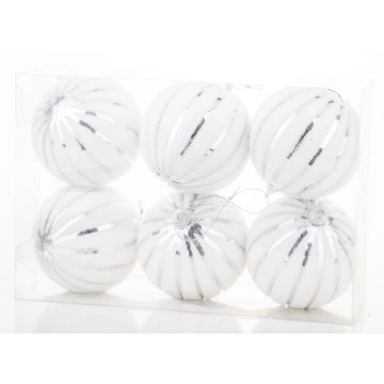Bombki Kpl. 6 Szt.-Prom.