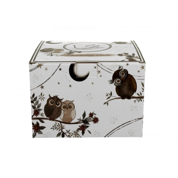 Pl Filiżanka Jumbo Ze Spodkiem Charming Owls 470Ml