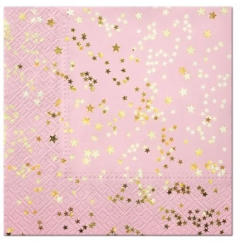 Pl Serwetki Stars Confetti-Prom.