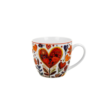 Pl Kubek 460Ml Kolorowe Serca