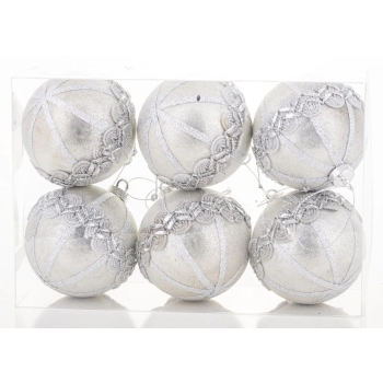 Bombki Kpl. 6 Szt.-Prom.