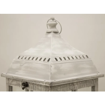 Lampion Drewniany S/2
