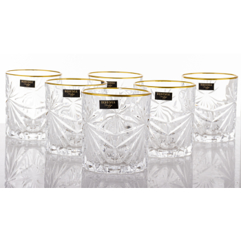Pl Bohemia Prestige Fiore Gold Szklanka 320Ml 6Szt