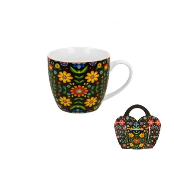 Pl Kubek 460Ml W Koszyczku Merida Black